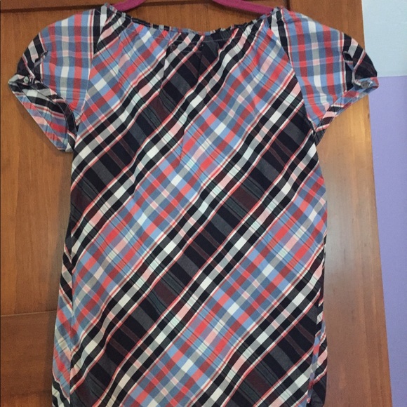 red, white, & blue Tommy Hilfiger blouse - Picture 2 of 4