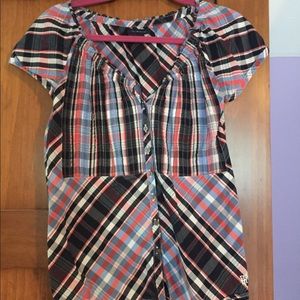 red, white, & blue Tommy Hilfiger blouse