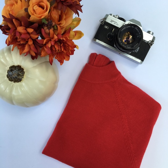 Vintage Sweaters - FALL ARRIVAL 🍁🍂 vintage red turtleneck sweater