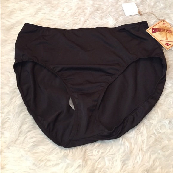 NWT Caribbean Joe Brown Swim Bottoms - Picture 1 of 3