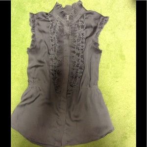 Grey ruffle Converse tank