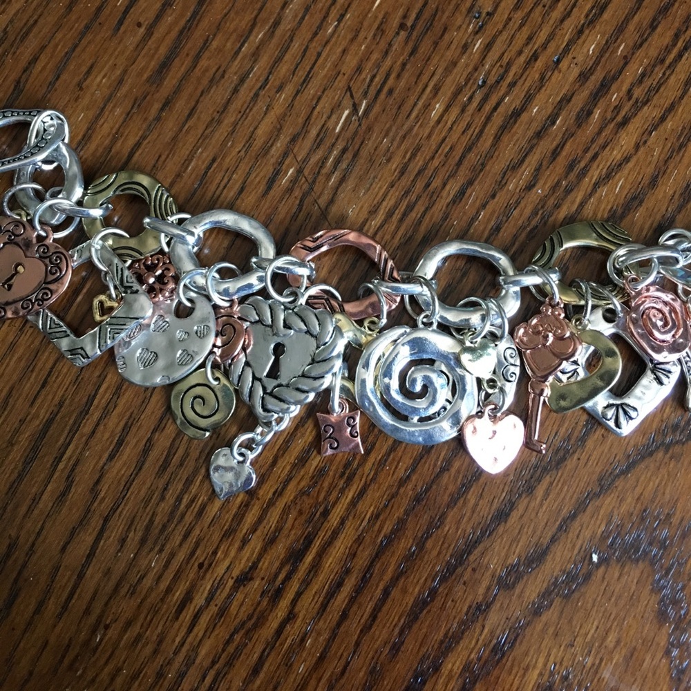Heart Charm Bracelet