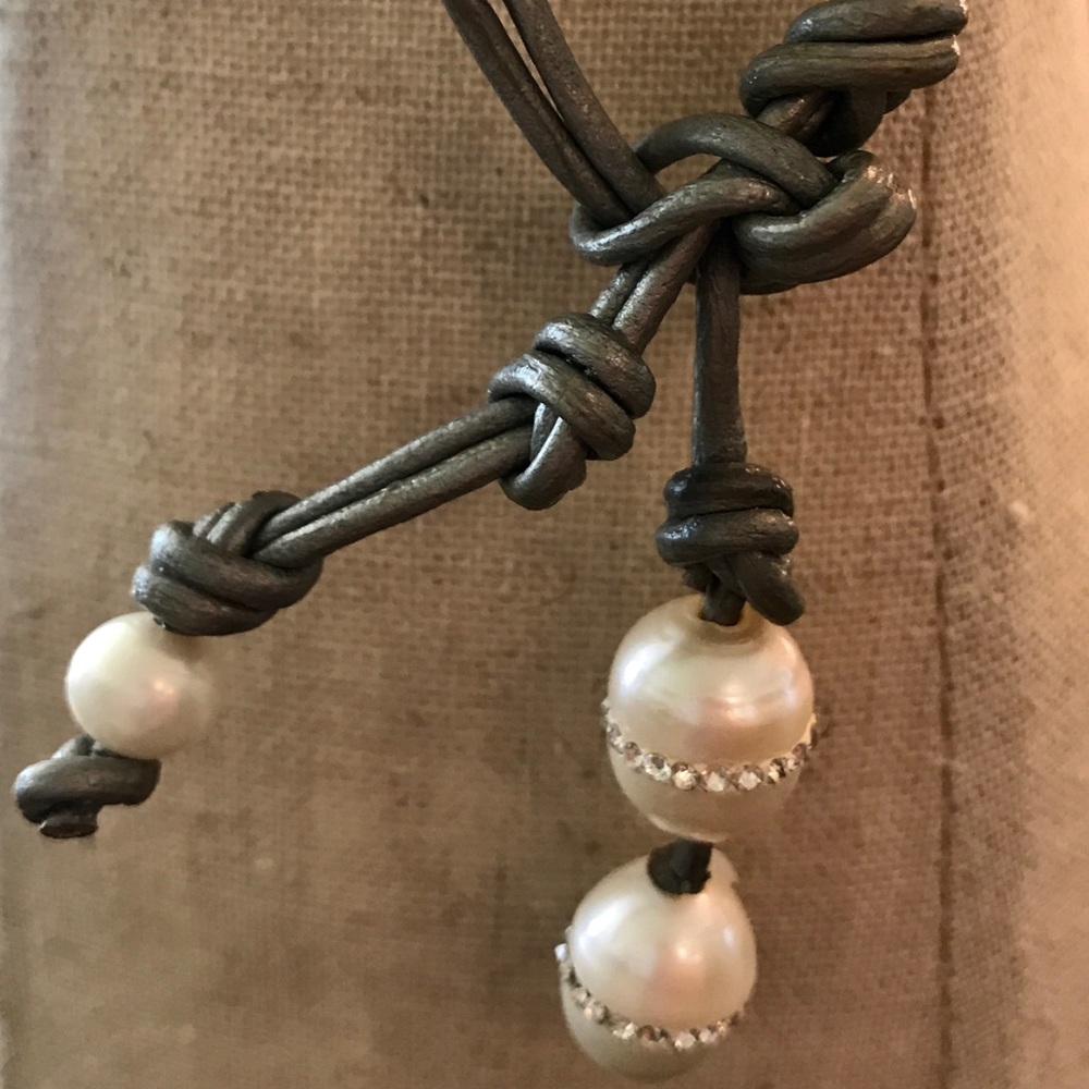 CHRISTINA NORMAN CULTURED PEARL ROPE NECKLACE - Picture 2 of 3