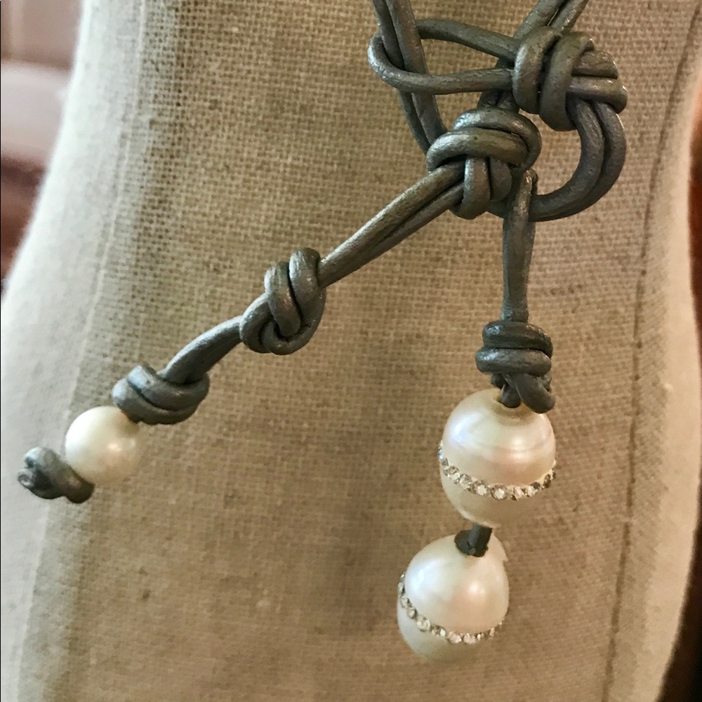 CHRISTINA NORMAN CULTURED PEARL ROPE NECKLACE - Picture 3 of 3