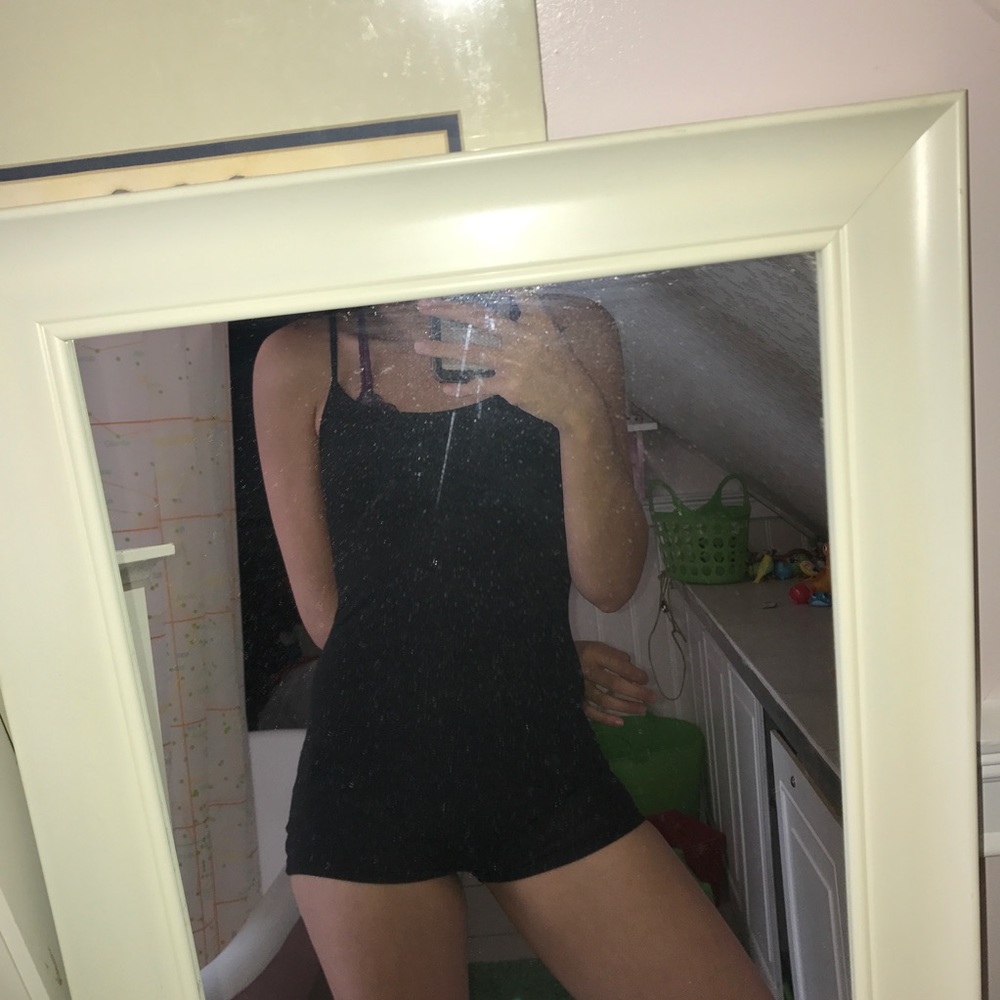 Black jumper .