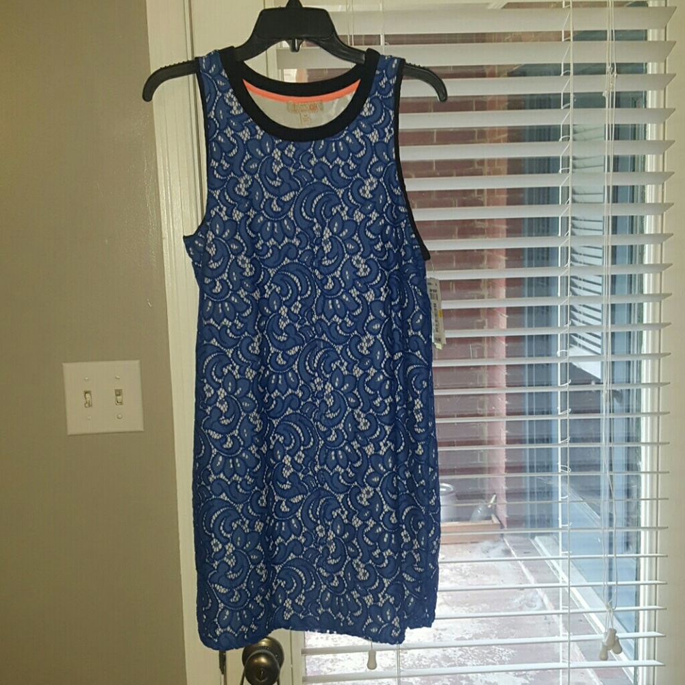 Gianni bini royal blue lace dress on medium.