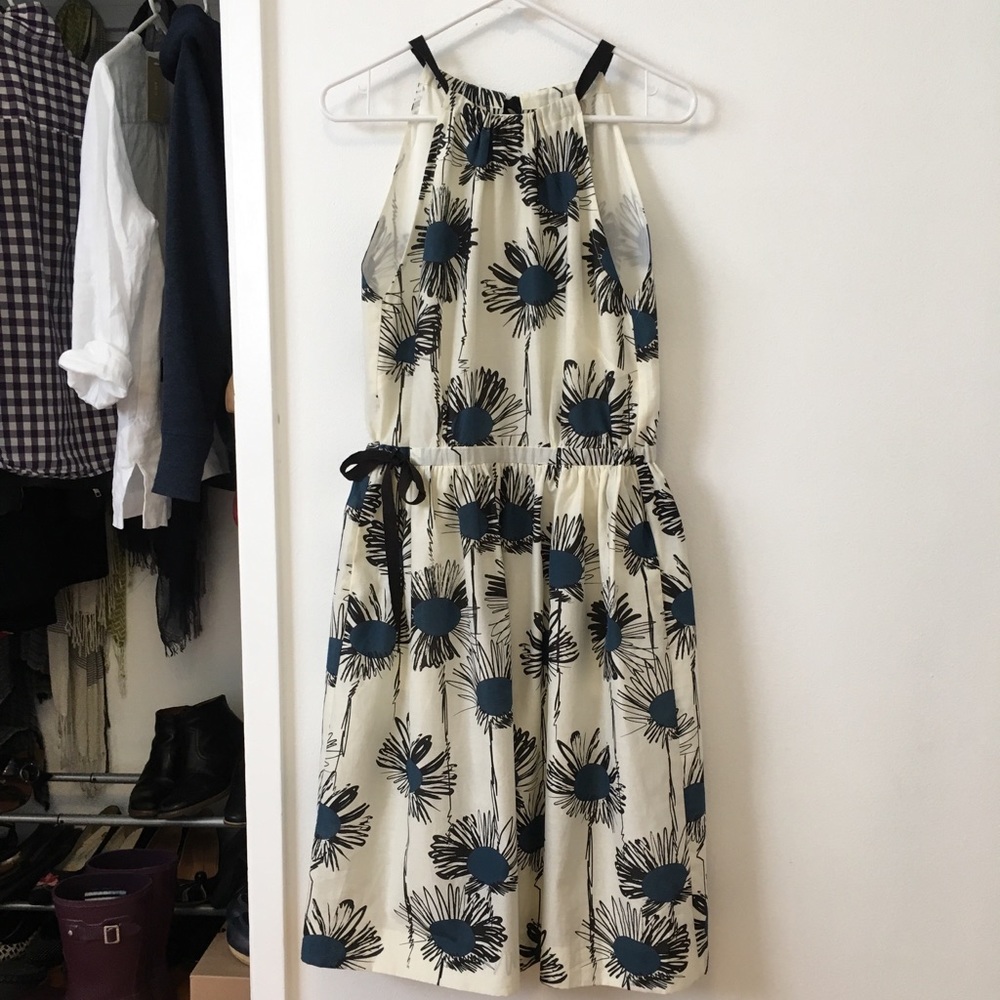 Orla Kiely Scribble Sunflower Dress, Sz US 4