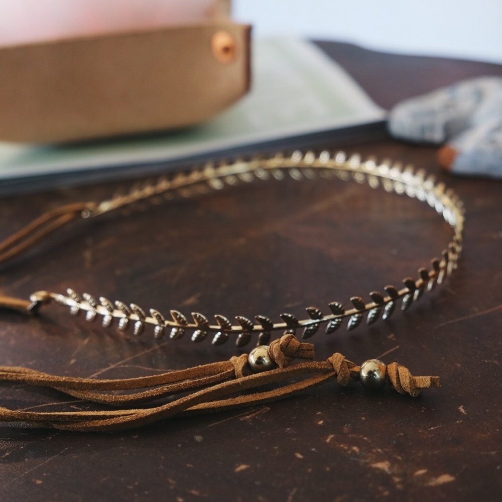 Gold Leaf headband