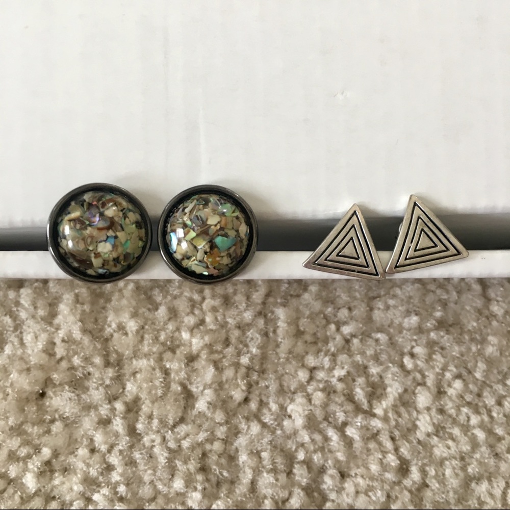 Silver Earring Bundle Set of 2