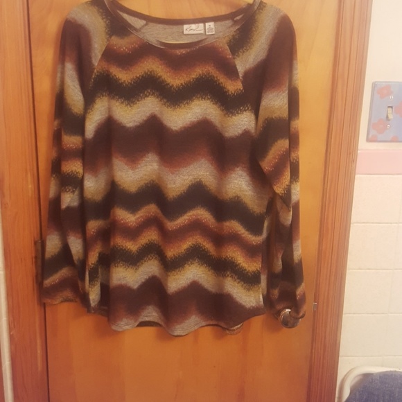 Kim Rogers Tops - Never Worn Kim Rogers Long Sleeved Shirt Size XL