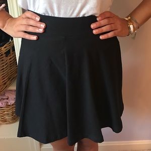 H&M Divided Black Skater Skirt