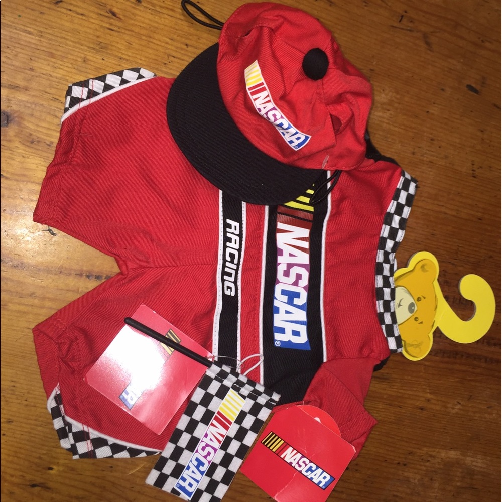 Build a bear NASCAR outfit