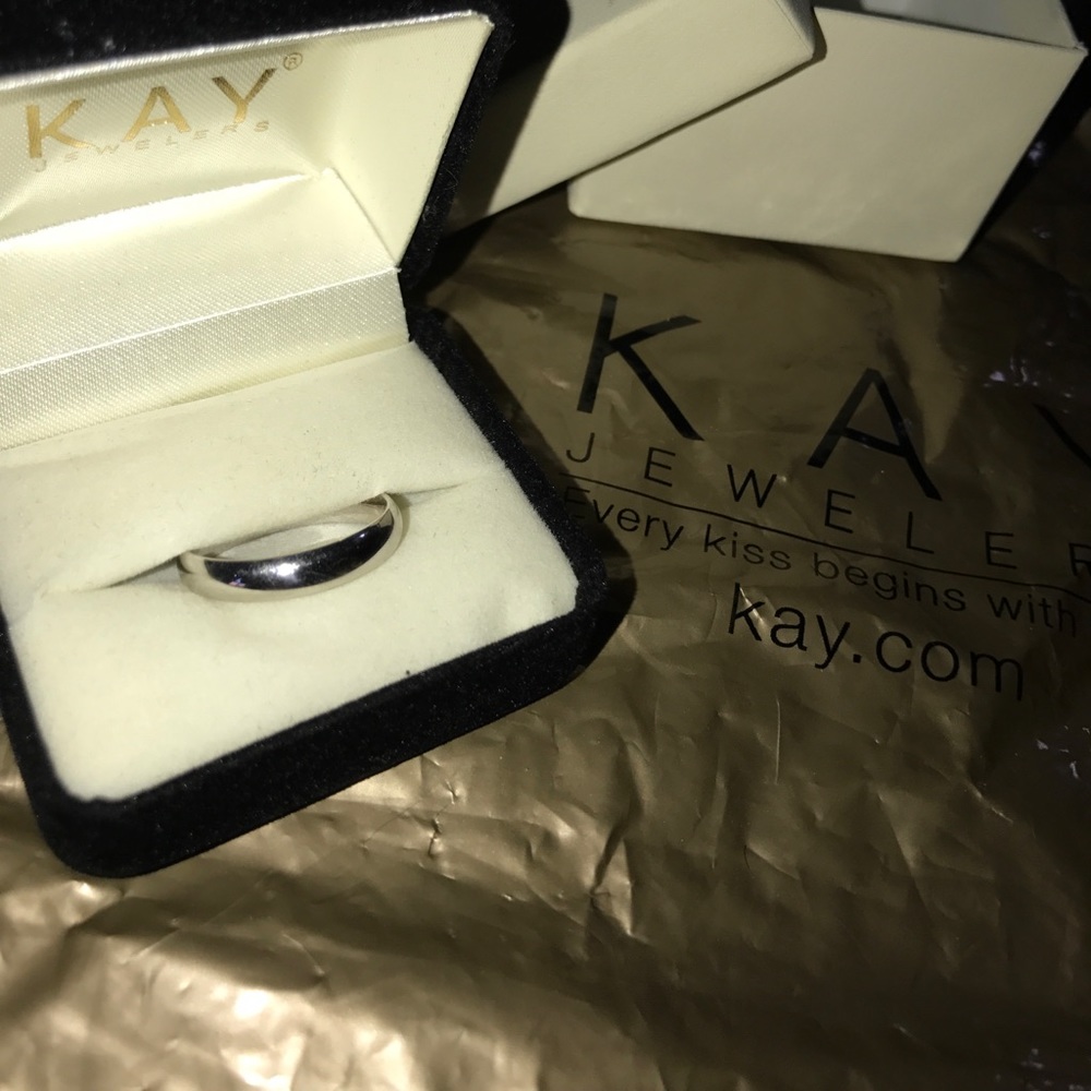 14 carat white gold men's bridal set