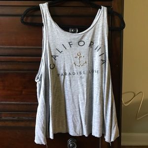 Open Back Cropped Tank