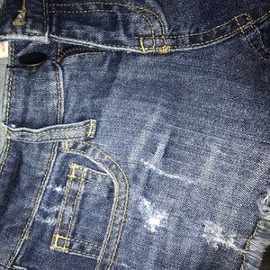 Denim shorts