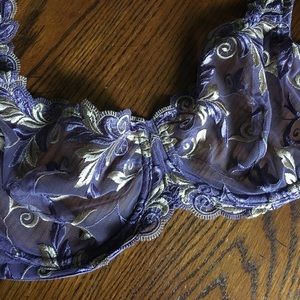 Purple Lace Soma Bra