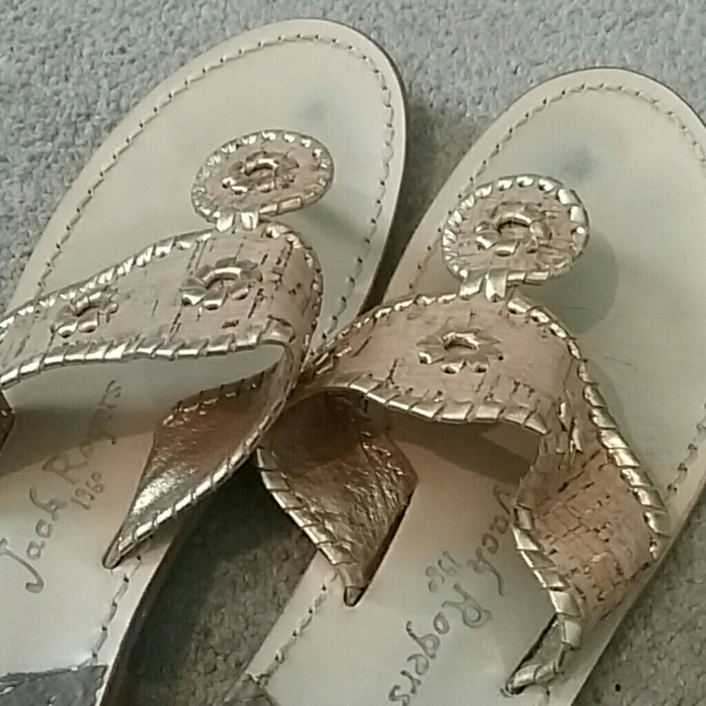 Cork and Gold Jack Rogers