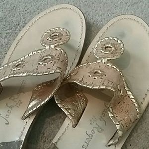 Cork and Gold Jack Rogers