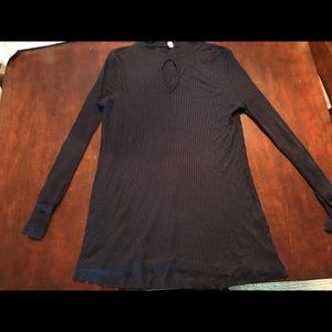 Navy Blue Free People Dress