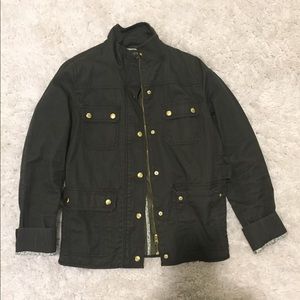 Jcrew Downtown Field Jacket - mossy green