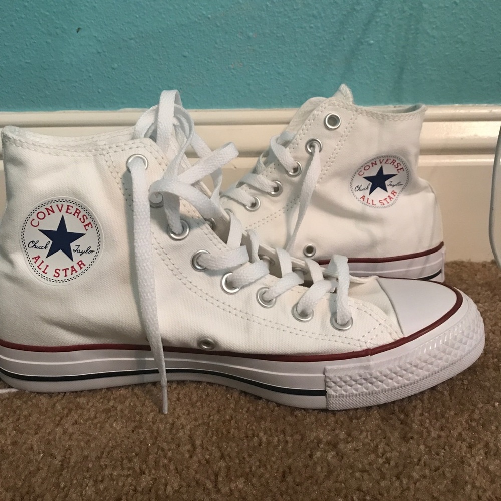 White high top converse
