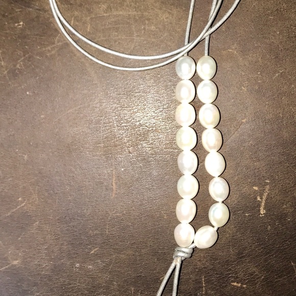 💕NORMAN CHRISTINE LONG CULTURED PEARL Necklace - Picture 2 of 5