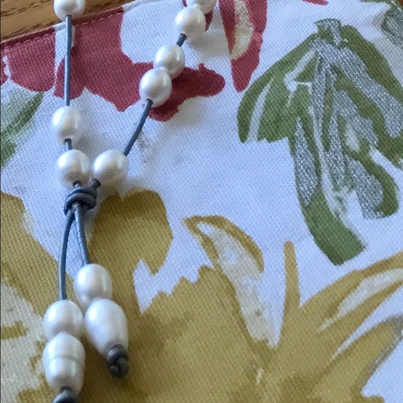 💕NORMAN CHRISTINE LONG CULTURED PEARL Necklace - Picture 4 of 5
