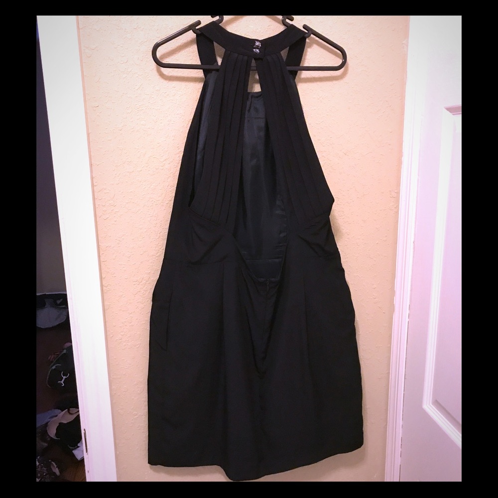 Backless Black Dress