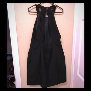 Backless Black Dress