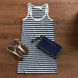 Madewell striped tank dress