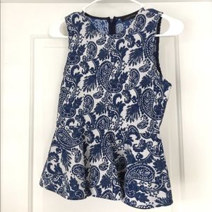 Zara Women Peplum Top