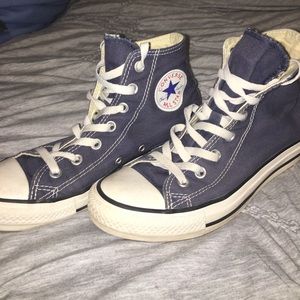 high top navy converse