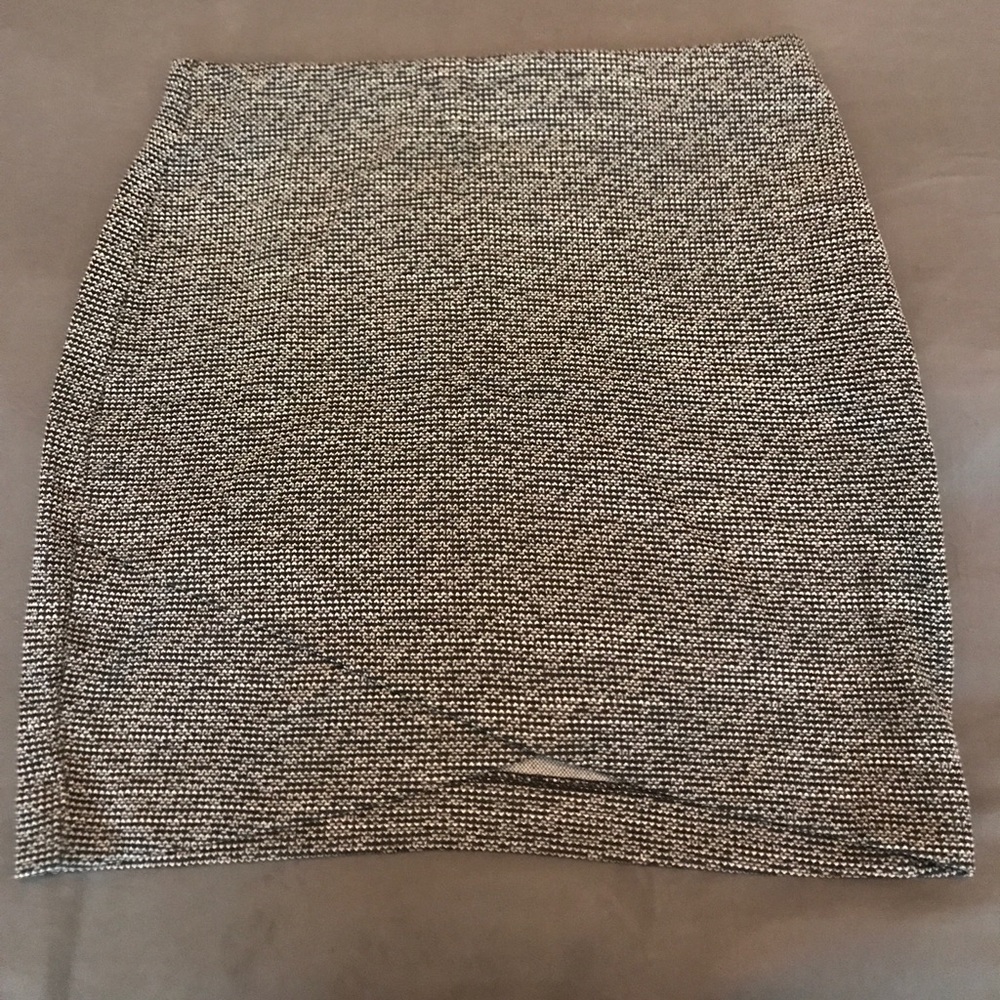Top Shop grey and Black Skirt