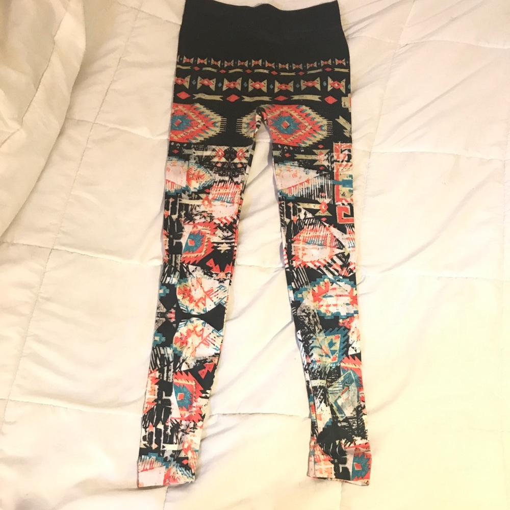 Aztec western winter leggings
