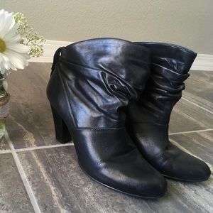 BCBG Black Booties