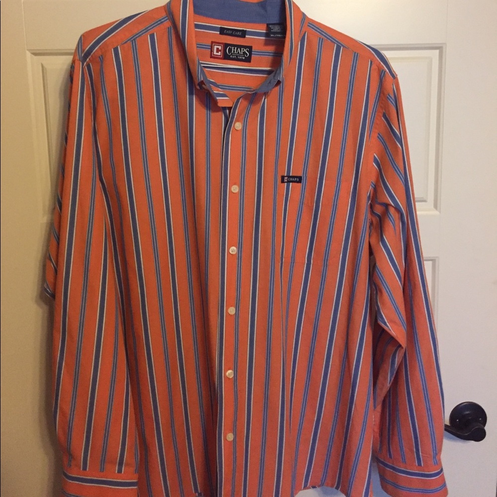 Chaps Men's Casual Button Up