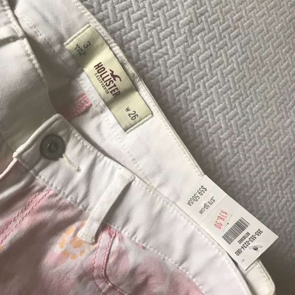 Floral Hollister Skinny Jeans - Picture 2 of 4