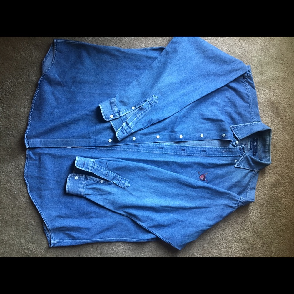 Denim Ralph Lauren Button Jacket