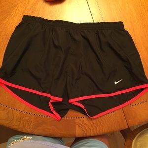 Nike athletic shorts.