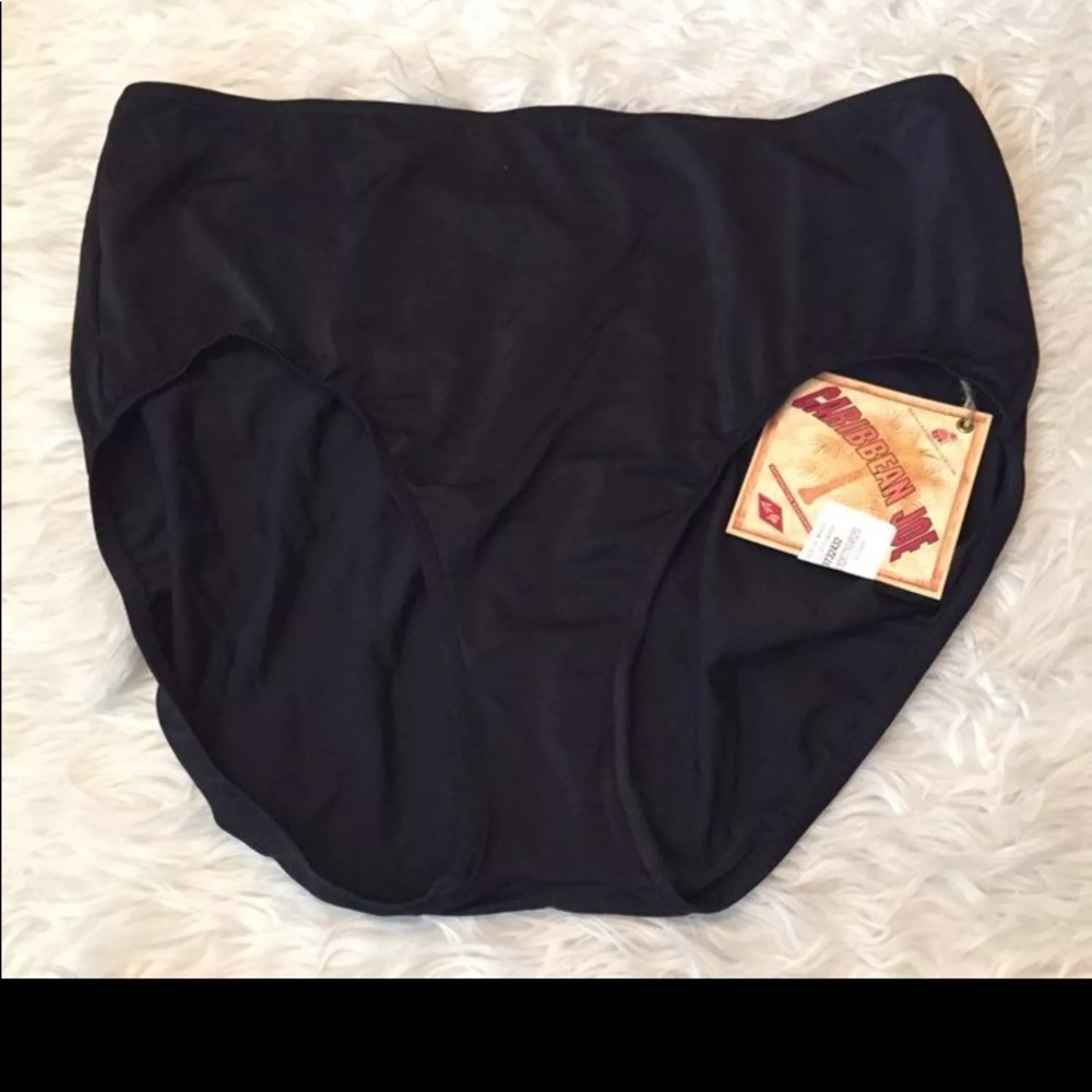 NWT Caribbean Joe High Waisted Black Bottoms