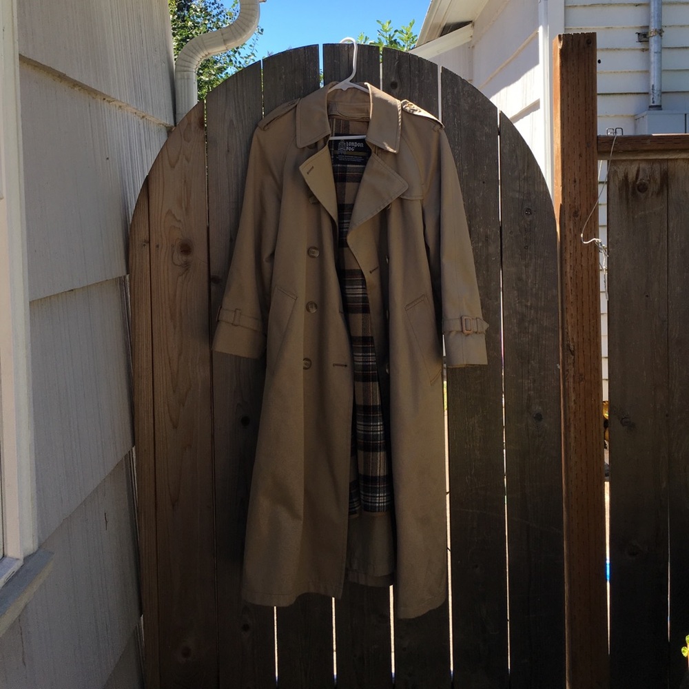 London fog trench coat