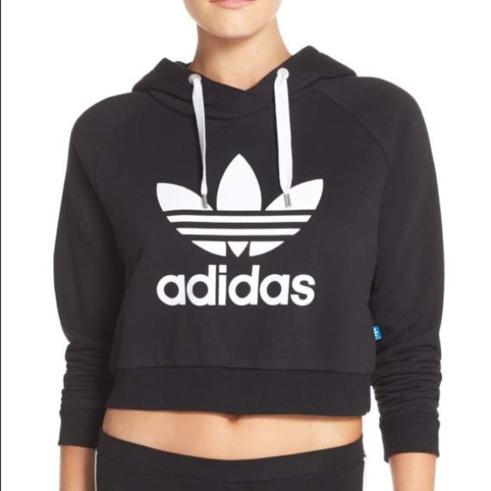 Adidas cropped hoodie