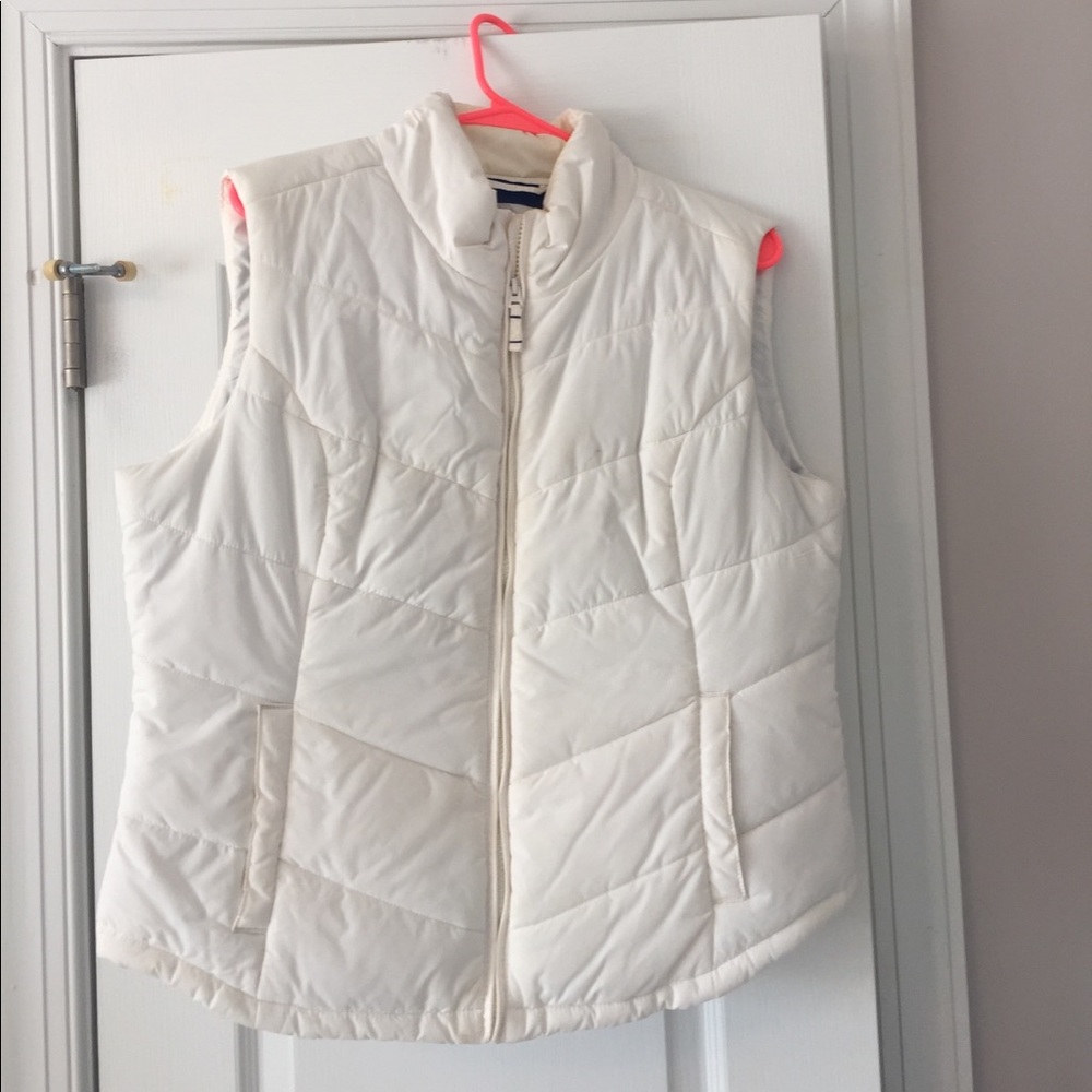 White puffy jacket
