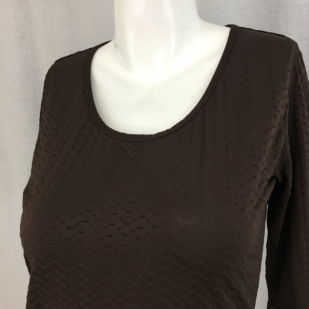 SOLD 💜Size Medium Nike Golf 3/4 Sleeve Shirt Top - Picture 4 of 8