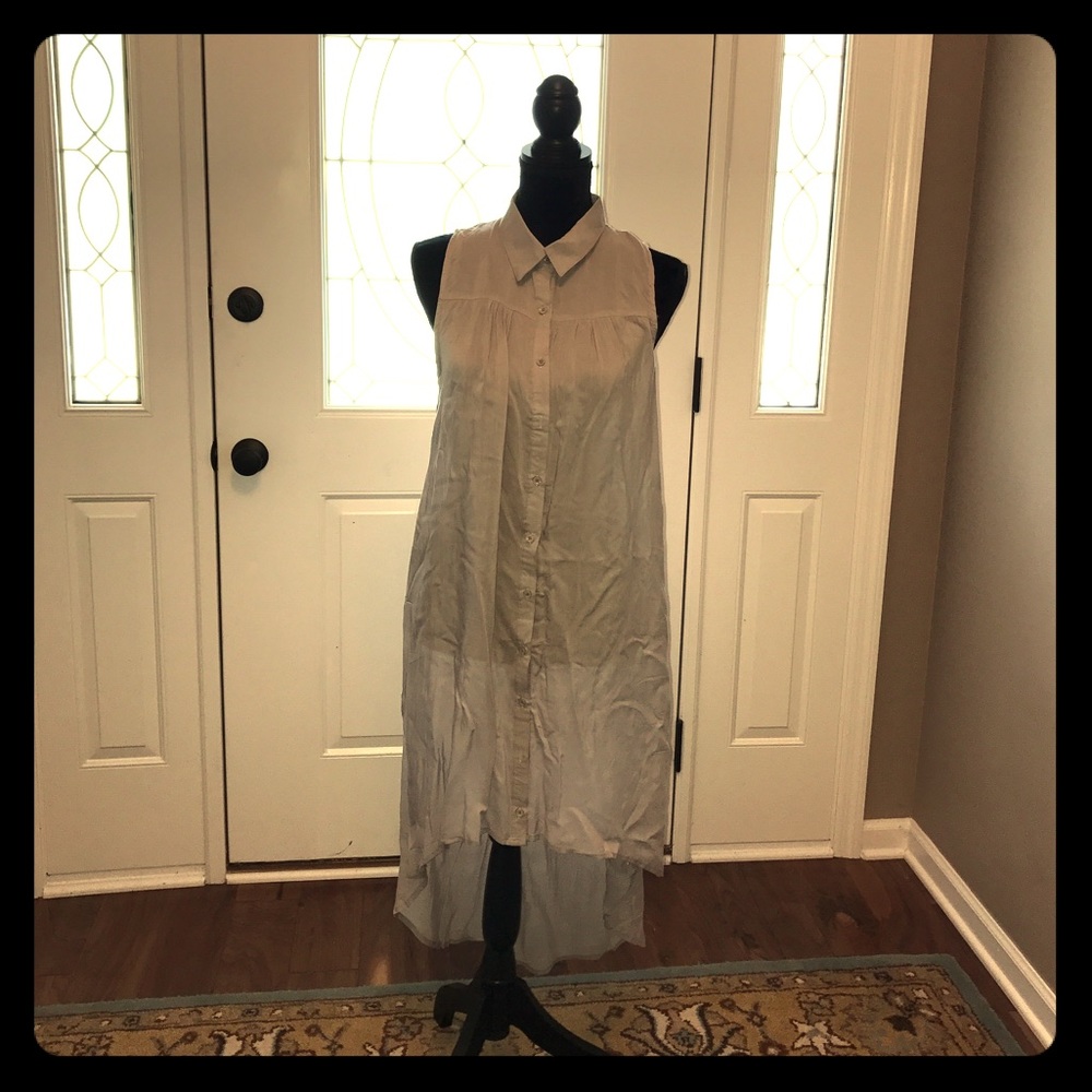 Hi-lo Gray Tunic Dress