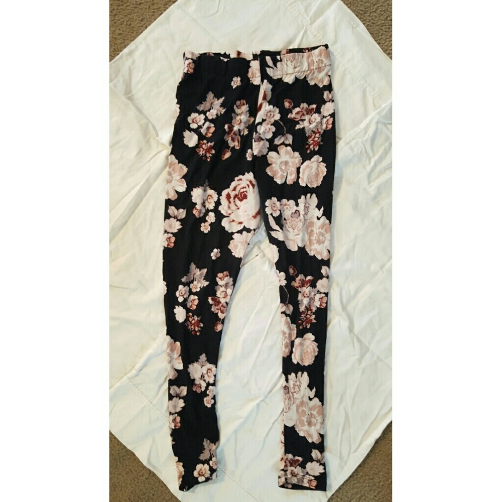 Floral soft Knit Legging
