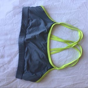 Victoria's Secret yoga gray sports bra