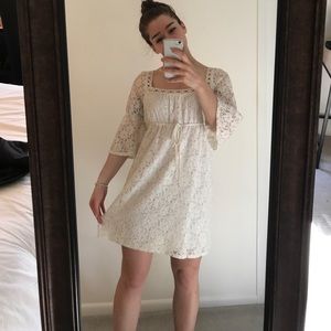 White lace dress