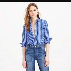 J. Crew Vertical Striped Shirt