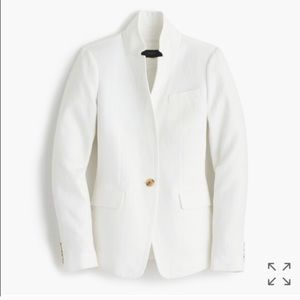 J. Crew white linen Regent blazer